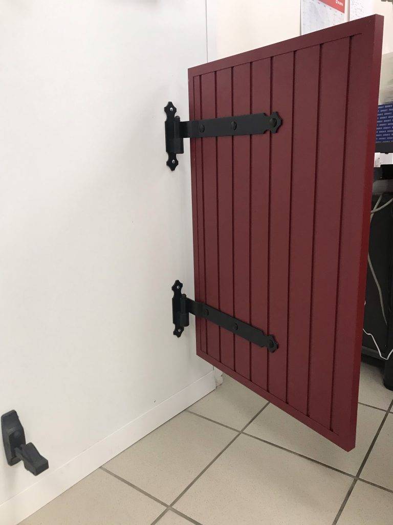 Volet battant en aluminium extrudé